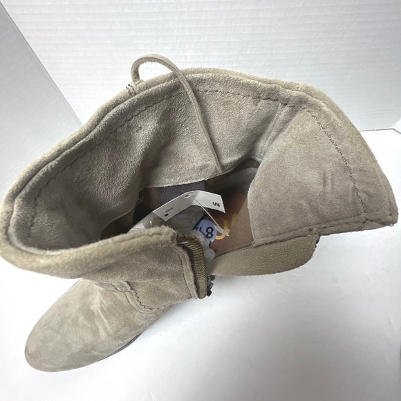 Sam Edelman Women's Suede Leather Louie Fringe Ankle Bootie Boots Size 8.5  NWT - Picture 8 of 15